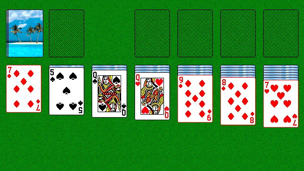 Спробуйте зібрати всі карти від туза до короля однієї масті, граючи в безкоштовні онлайн ігри. Пасьянс Косинка - грати онлайн безкоштовно